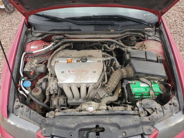 JH4CL96844C011379 - 2004 ACURA TSX RED photo 11