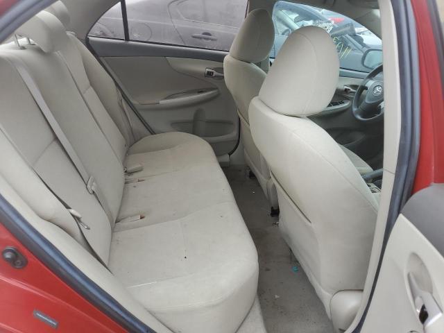 1NXBU4EE5AZ382797 - 2010 TOYOTA COROLLA BASE RED photo 10