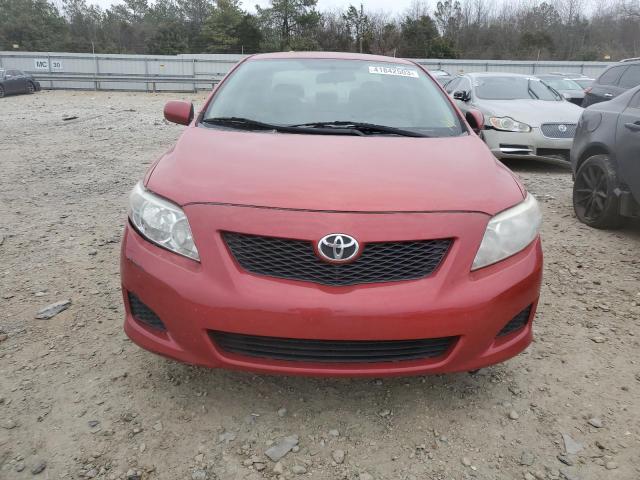 1NXBU4EE5AZ382797 - 2010 TOYOTA COROLLA BASE RED photo 5