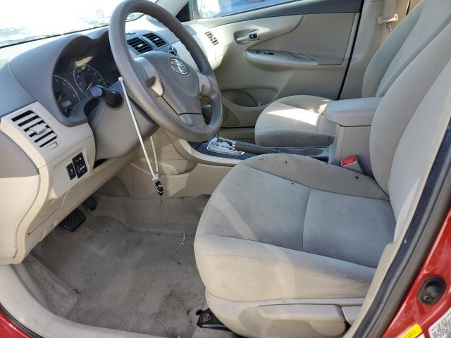 1NXBU4EE5AZ382797 - 2010 TOYOTA COROLLA BASE RED photo 7