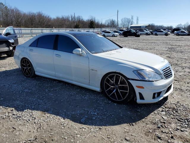 WDDNG77X49A265224 - 2009 MERCEDES-BENZ S 63 AMG WHITE photo 4