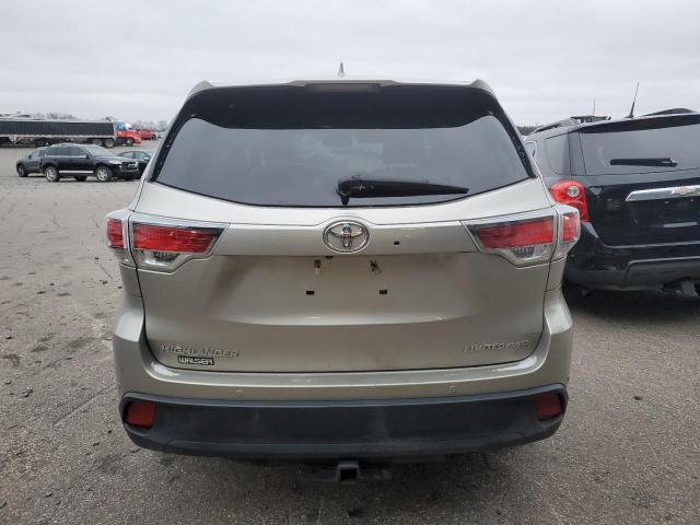 5TDDKRFH5GS321407 - 2016 TOYOTA HIGHLANDER LIMITED BEIGE photo 6