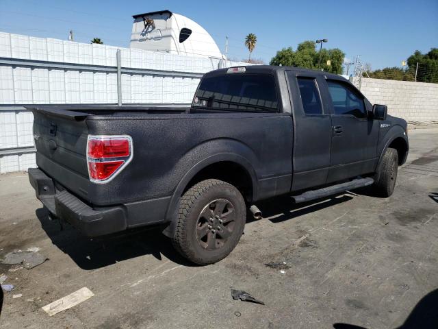 1FTFX1CF9DFD84018 - 2013 FORD F150 SUPER CAB BLACK photo 3