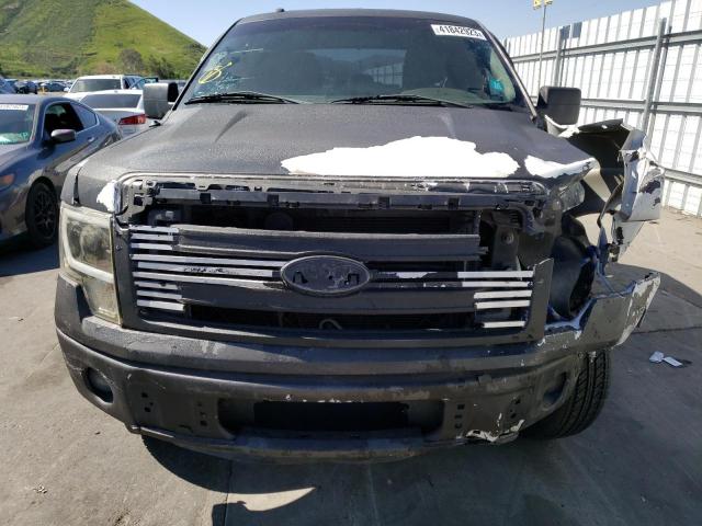 1FTFX1CF9DFD84018 - 2013 FORD F150 SUPER CAB BLACK photo 5