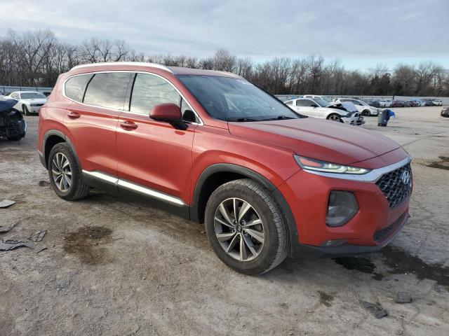 5NMS33AD9LH212354 - 2020 HYUNDAI SANTA FE SEL RED photo 4
