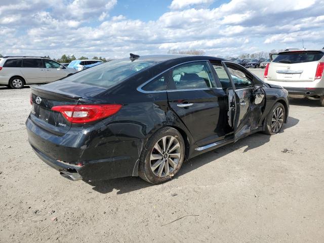 5NPE34AF5HH579637 - 2017 HYUNDAI SONATA SPORT BLACK photo 3