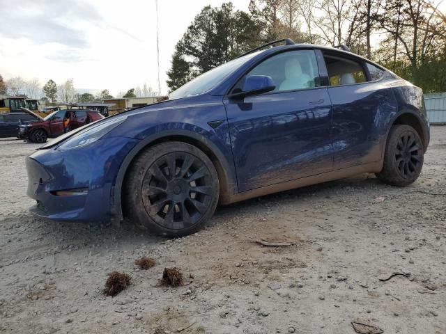 5YJYGDEE9MF202725 - 2021 TESLA MODEL Y BLUE photo 1