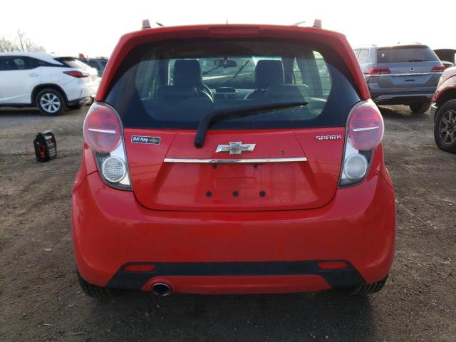 KL8CF6S98DC512547 - 2013 CHEVROLET SPARK 2LT RED photo 6