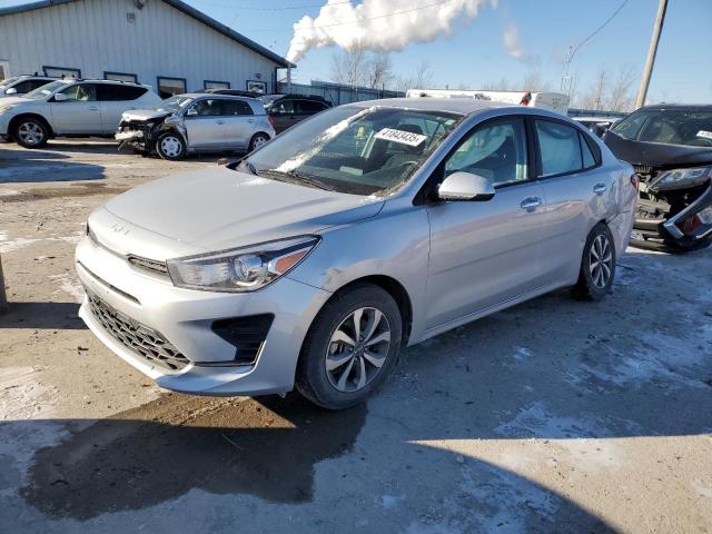 3KPA24AD7PE533794 - 2023 KIA RIO LX SILVER photo 1