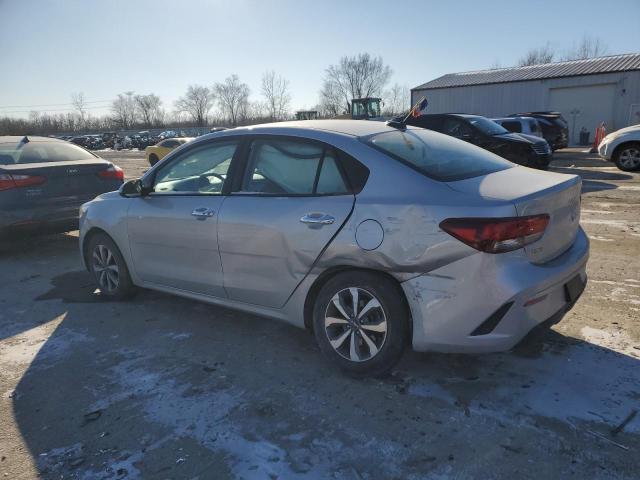 3KPA24AD7PE533794 - 2023 KIA RIO LX SILVER photo 2