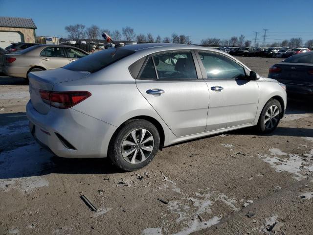 3KPA24AD7PE533794 - 2023 KIA RIO LX SILVER photo 3
