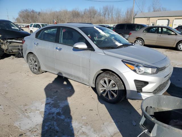 3KPA24AD7PE533794 - 2023 KIA RIO LX SILVER photo 4