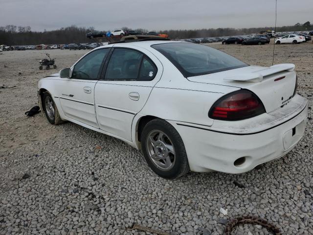 1G2NW52E82M588045 - 2002 PONTIAC GRAND AM GT WHITE photo 2