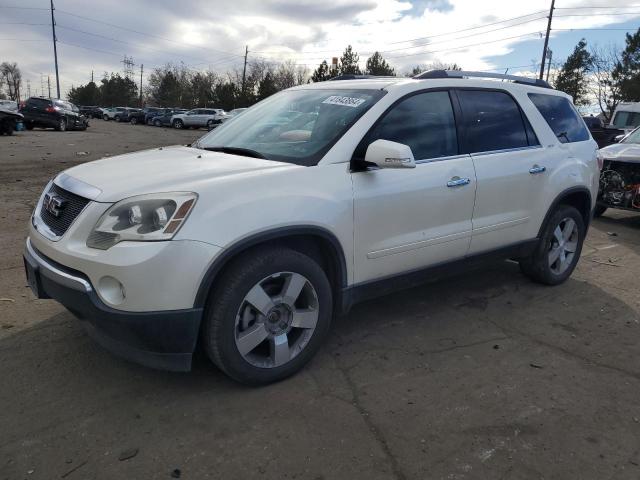 1GKKVRED9CJ104256 - 2012 GMC ACADIA SLT-1 WHITE photo 1