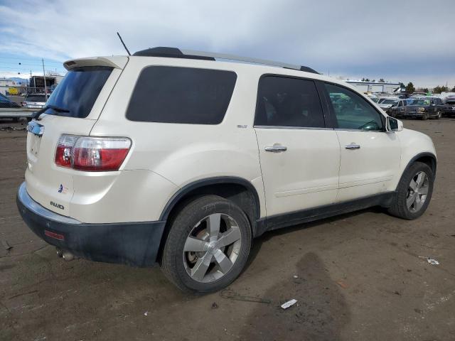 1GKKVRED9CJ104256 - 2012 GMC ACADIA SLT-1 WHITE photo 3