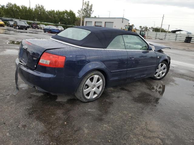 WAUAC48H76K010502 - 2006 AUDI A4 1.8 CABRIOLET BLUE photo 3