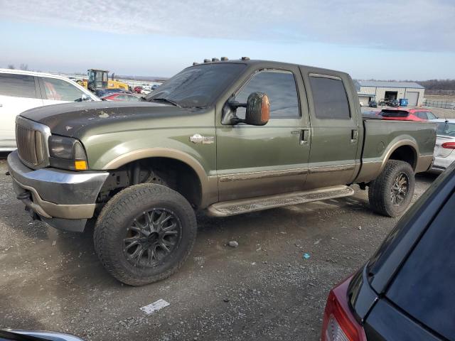 1FTNW21L14EC25898 - 2004 FORD F250 SUPER DUTY GREEN photo 1