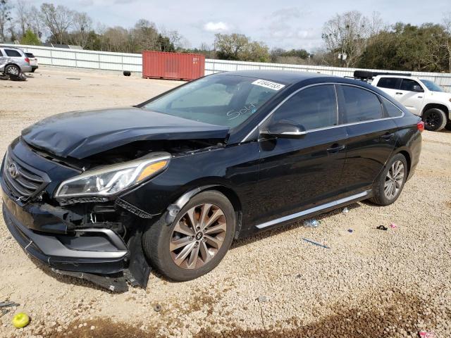 5NPE34AF6HH519415 - 2017 HYUNDAI SONATA SPORT BLACK photo 1