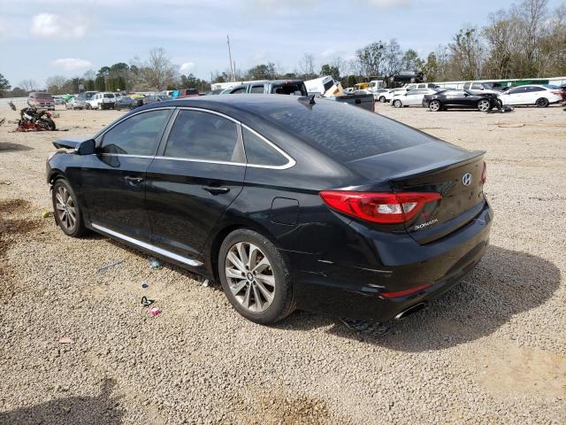 5NPE34AF6HH519415 - 2017 HYUNDAI SONATA SPORT BLACK photo 2