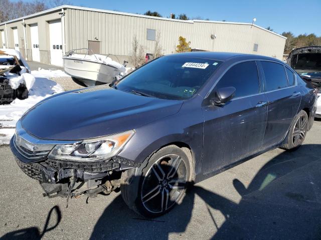 1HGCR2F52GA139912 - 2016 HONDA ACCORD SPORT GRAY photo 1