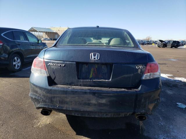 5KBCP3F81AB010306 - 2010 HONDA ACCORD EXL BLUE photo 6