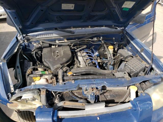 1N6DD26S31C393015 - 2001 NISSAN FRONTIER KING CAB XE BLUE photo 11