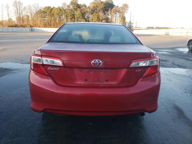 4T4BF1FK8DR281860 - 2013 TOYOTA CAMRY L RED photo 6