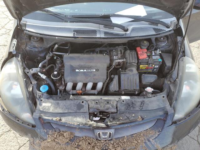 JHMGD38667S062898 - 2007 HONDA FIT S შავი ფოტო 11