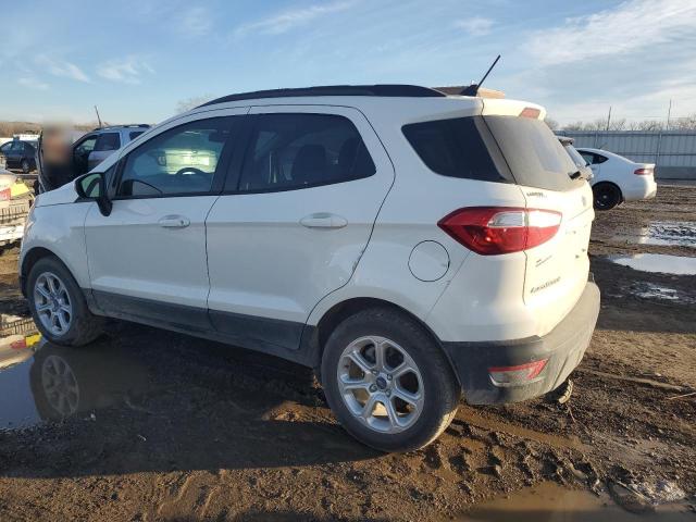 MAJ3P1TE8JC183028 - 2018 FORD ECOSPORT SE WHITE photo 2