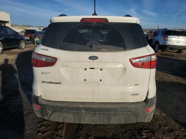 MAJ3P1TE8JC183028 - 2018 FORD ECOSPORT SE WHITE photo 6