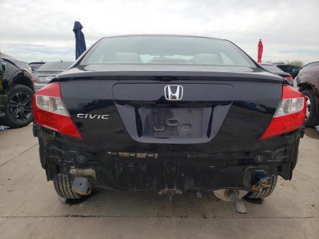 2HGFB2F50CH581116 - 2012 HONDA CIVIC LX BLACK photo 6