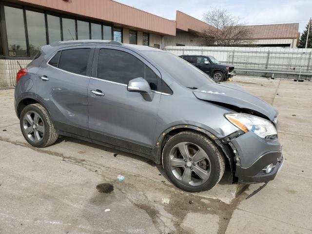 KL4CJCSB7EB745019 - 2014 BUICK ENCORE GRAY photo 4