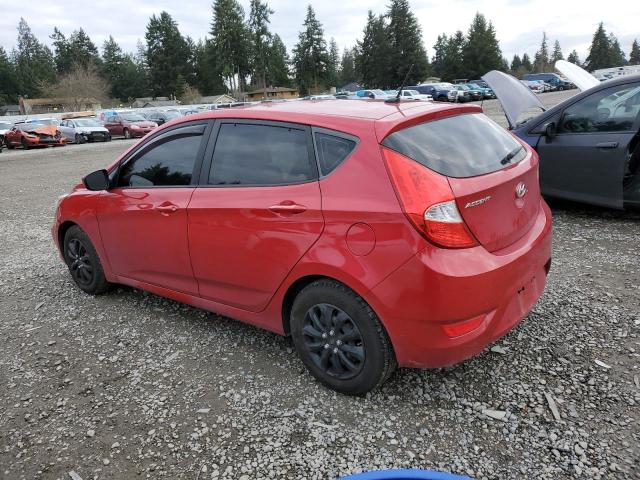 KMHCT5AE8HU326219 - 2017 HYUNDAI ACCENT SE RED photo 2