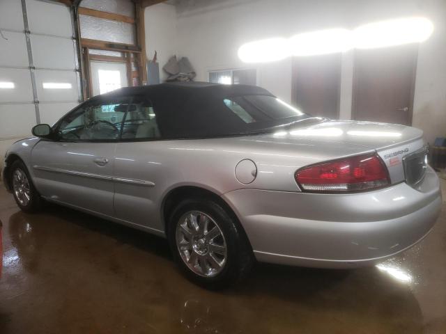 1C3EL65R76N222414 - 2006 CHRYSLER SEBRING LIMITED SILVER photo 2