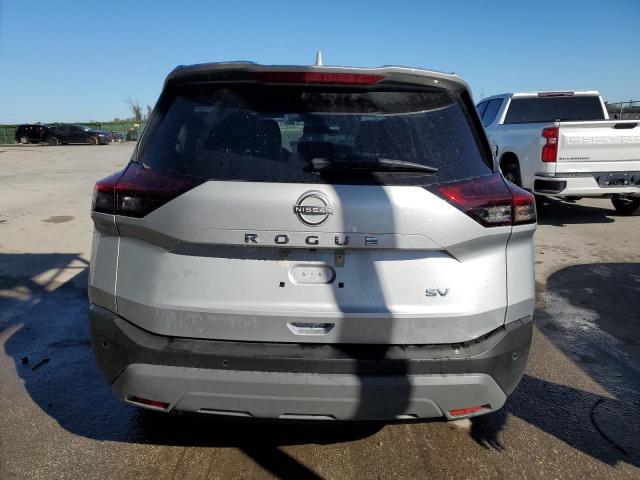 5N1BT3BAXPC889594 - 2023 NISSAN ROGUE SV SILVER photo 6