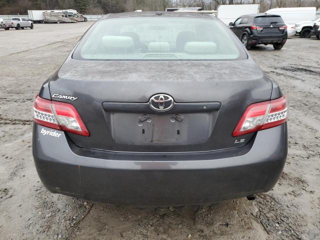 4T4BF3EK0BR135432 - 2011 TOYOTA CAMRY BASE GRAY photo 6