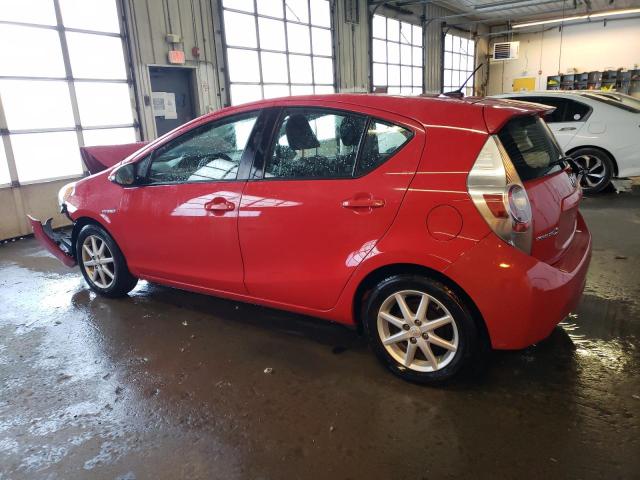 JTDKDTB38D1046147 - 2013 TOYOTA PRIUS C RED photo 2