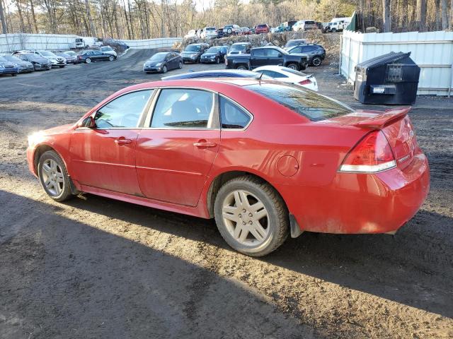 2G1WB5E3XC1203192 - 2012 CHEVROLET IMPALA LT RED photo 2