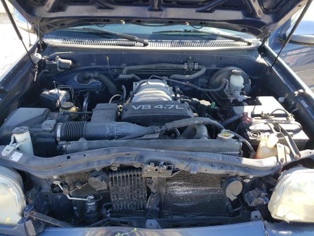 5TBRT341X4S449264 - 2004 TOYOTA TUNDRA ACCESS CAB SR5 BLUE photo 11