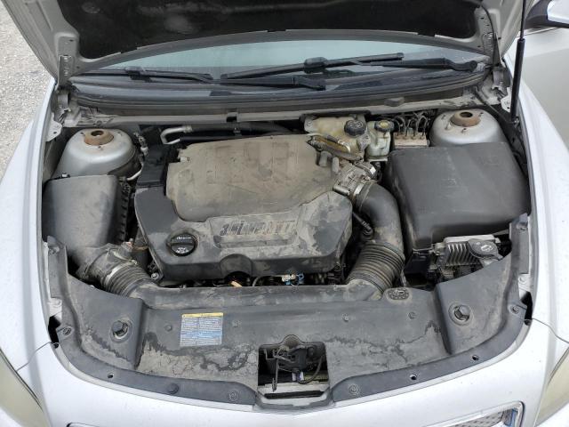 1G1ZE5E76AF201727 - 2010 CHEVROLET MALIBU LTZ ვერცხლისფერი ფოტო 11