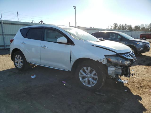 JN8AZ1MU0EW407628 - 2014 NISSAN MURANO S WHITE photo 4