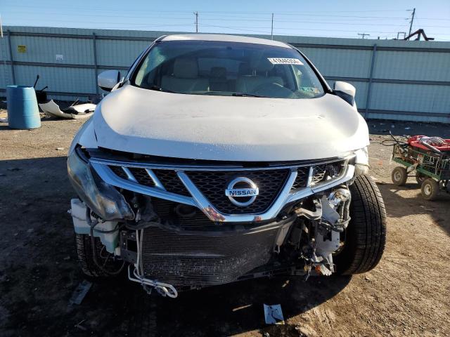 JN8AZ1MU0EW407628 - 2014 NISSAN MURANO S WHITE photo 5