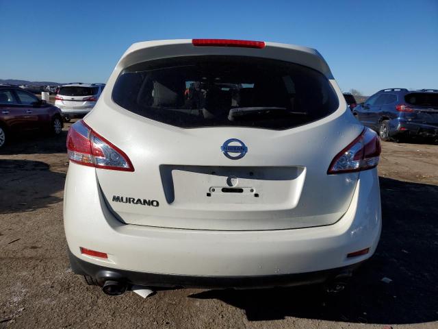 JN8AZ1MU0EW407628 - 2014 NISSAN MURANO S WHITE photo 6