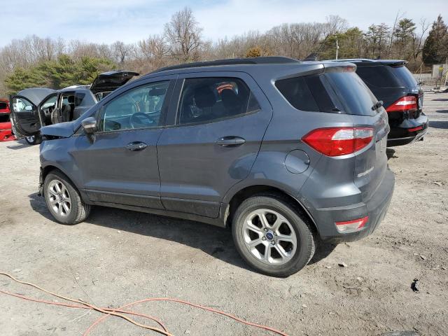 MAJ3S2GE0KC270549 - 2019 FORD ECOSPORT SE GRAY photo 2