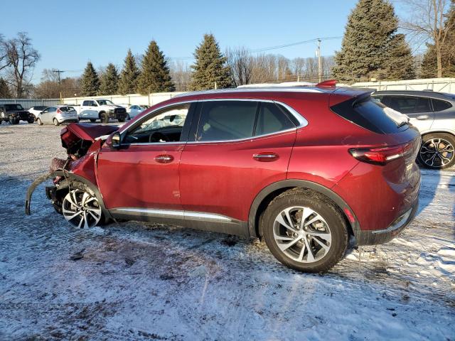 LRBFZPR41MD084308 - 2021 BUICK ENVISION ESSENCE წითელი ფოტო 2