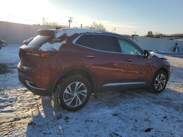 LRBFZPR41MD084308 - 2021 BUICK ENVISION ESSENCE წითელი ფოტო 3