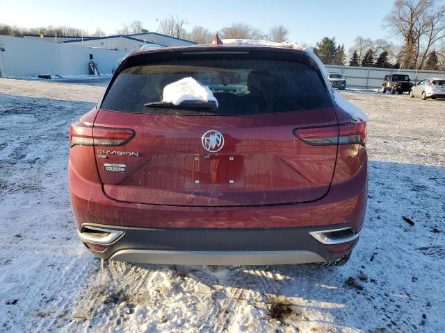 LRBFZPR41MD084308 - 2021 BUICK ENVISION ESSENCE წითელი ფოტო 6