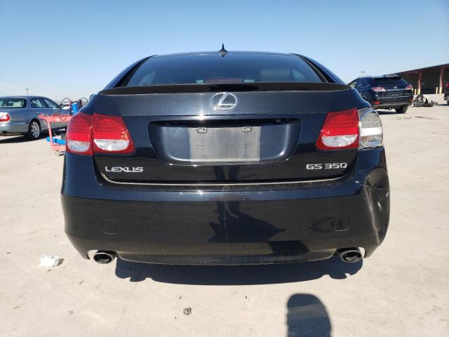 JTHBE96S280041134 - 2008 LEXUS GS 350 BLACK photo 6