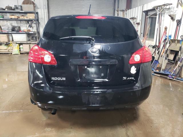 JN8AS58V48W402211 - 2008 NISSAN ROGUE S BLACK photo 6