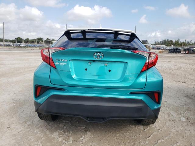 NMTKHMBX6JR037375 - 2018 TOYOTA C-HR XLE GREEN photo 6